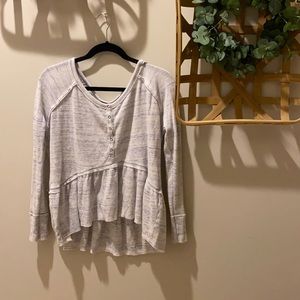 Long sleeve cute top